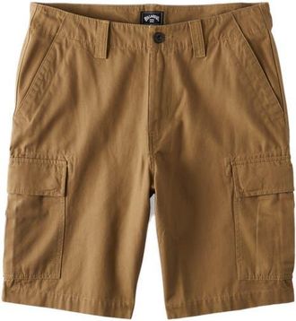Billabong Combat Cargo Shorts in Light Khaki at Nordstrom, Size 34