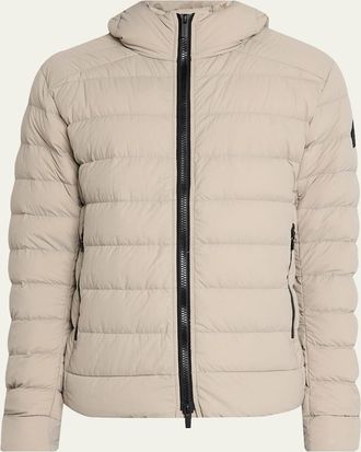 Canada Goose Mens Crofton Packable Quilted Matte Ripstop Hoodie