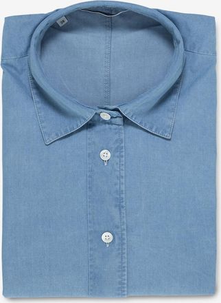 Artigiano Lang&auml;rmeliges Hemd aus Chambray Jolin