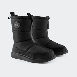 Canada Goose Mens Crofton Fold-Down Puffer Boot (Men, Black, US 10)