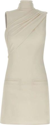 Courr&egrave;ges Dames, Jurken, Beige, Maat: 2XS