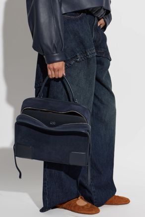 Loewe Bag Amazona 180 Large, Womens, Navy Blue
