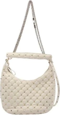 Valentino Pre-owned Handbags, female, White, Size: ONE SIZE Pre-owned Leather handbags