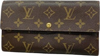 Louis Vuitton Brown Long Wallet (Bi-Fold) (Pre-Owned)