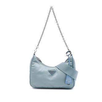 Prada Pre-owned Prada Saffiano Trimmed Tessuto Re Edition 2005 Satchel Unisex JTCJCW66NNWEYO0D