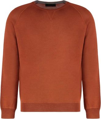 Moorer Maglione girocollo Pico-ZEF - Arancione