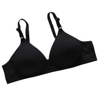 Generic Sports Bras Womens Bras No Underwire Breathable Bras Full Support Bras Plus Size Brassiere Everyday Bra for Older Women Gathered Comfortable Underwear