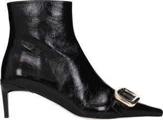 Roger Vivier Damess Laarzen Lakleer Zwart