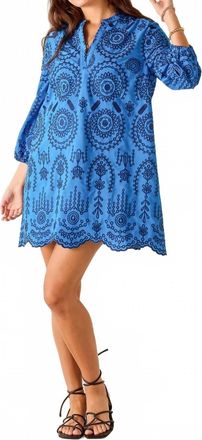 Mersea Edie Mini Dress In Blue