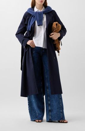Scalpers Removable Trench in Navy at Nordstrom, Size Small Eu