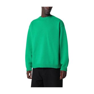 STUDIO NICHOLSON Hemyl Knit - Heren - Truien - Groen - Maat: M Wol
