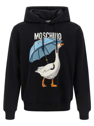 Moschino Black Cotton Mens Sweatshirt