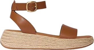 FitFlop Fitflop Womens F-Mode Espadrille Leather Flatform