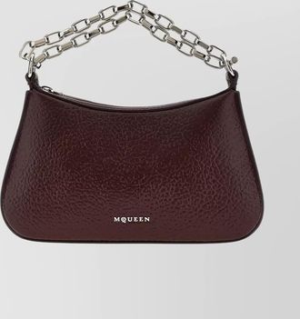 Alexander McQueen textured leather chain strap mini bag