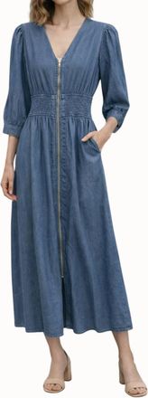 Entro Antonella Dress In Blue