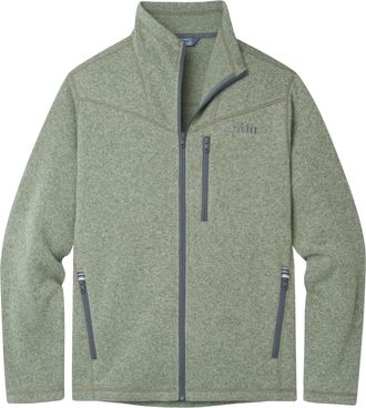 Stio | Mens Wilcox Fleece Jacket, Size Extra Large in Sage Flats Heather