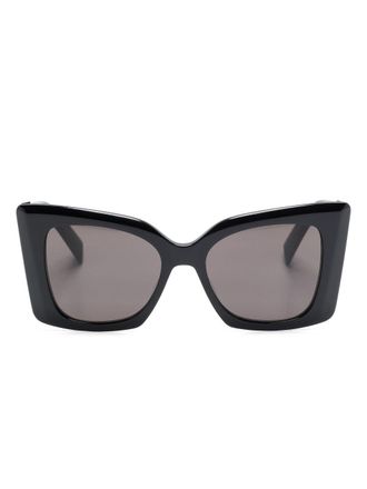 Saint Laurent Eyewear Occhiali da sole SLP Blaze oversize - Nero