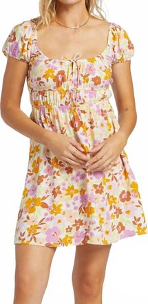 Billabong Sun Kissed Mini Dress In Salt Crystal