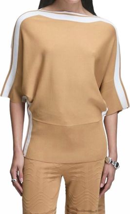 Kerisma Maverick Top In Camel/ivory