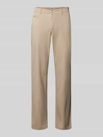 Brax Brax Fein strukturierte Slim Fit Hose Modell Fabio in Beige, Gr&ouml;&szlig;e 31/32