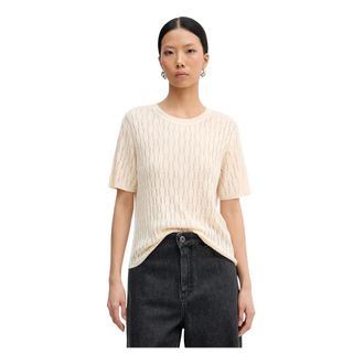 Patrizia Pepe Maglia Girocollo - - Knitwear - Donna - Beige - S