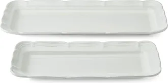 Mikasa French Countryside Set Of 2 Bread Trays