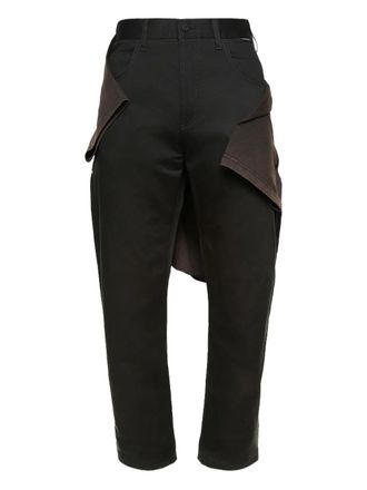 44 Label Group buttoned trousers - Nero