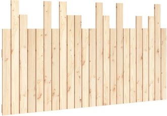 vidaXL Cabecero De Cama De Pared Madera Maciza De Pino 146,5x3x80 Cm Vidaxl