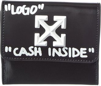 Off-white Jitney French Nylo Continental Wallet