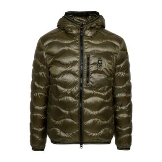 Blauer Heren, Jassen, Groen, Maat: XL Zijde