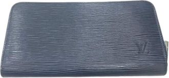 Louis Vuitton Pre-owned Wallets, female, Blue, Size: ONE SIZE Pre-owned Leather Wallet