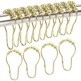 OEM 40 Ganchos De Acero Inoxidable Para Cortinas De Ducha