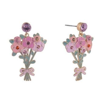 Hallmark Flower Bouquet Earrings in Pink at Nordstrom
