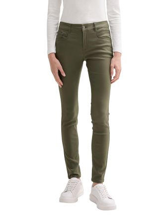 Tom Tailor Skinny-fit-Jeans TOM TAILOR Alexa, Damen, Gr. 34, L&auml;nge 30, gr&uuml;n (urban olive gr&uuml;n), Denim/Jeans, Obermaterial: 76% Viskose, 21% Polyamid, 3% Elasthan