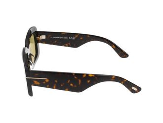 Tom Ford Unisex Ft1218 Injected Tortoiseshell Sunglasses