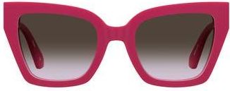 Moschino 53mm Cat Eye Sunglasses in Fuchsia at Nordstrom Rack