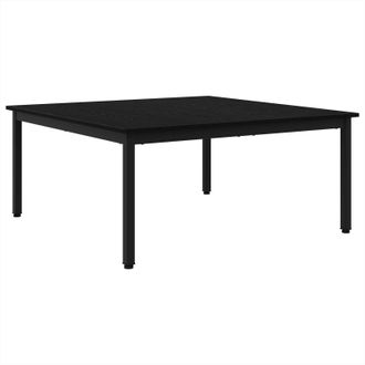 vidaXL Mesa De Caf&eacute; Roble Negro 100 X 100 X 45 Cm Madera De Ingenier&iacute;a Vidaxl