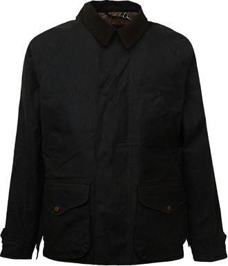 Manifattura Ceccarelli Waxed Cotton Wool-Lined Caban Coat