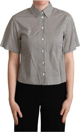 Dolce & Gabbana Shirts - Dames - Overhemden - Veelkleurig - L - Katoen - Overhemden
