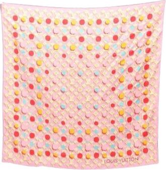 Louis Vuitton Pre-owned Scarves, female, Multicolor, Size: ONE SIZE Pre-owned Vintage Silk Scarf