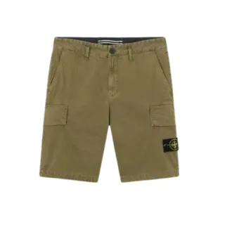 Stone Island Casual Shorts, male, Green, Size: W33 Stone Island Shorts