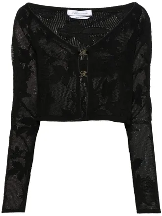 Blumarine Womens Sweaters Black