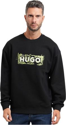 HUGO BOSS Truien - Heren - Sweatshirts - Zwart - M - Katoen - Hoodies & sweatvesten