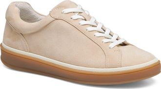 Johnston & Murphy Ashley Sneaker in Sand Kid Suede at Nordstrom, Size 8.5