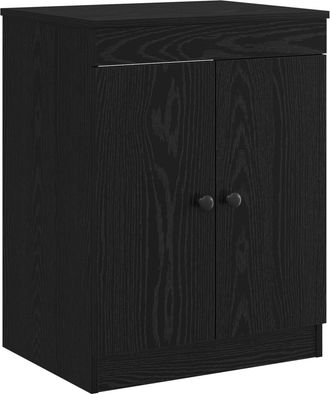 vidaXL Mueble De Cuarto De Ba&ntilde;o Negro 54 X 41 X 70 Cm Vidaxl