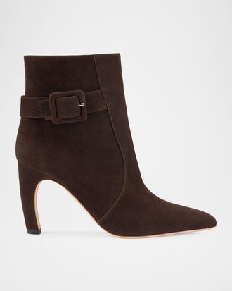 Malone Souliers Rowan 90MM Suede Ankle Boots