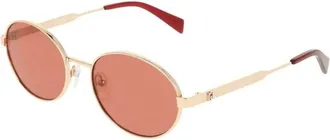 Liu Jo Lj 163S 770 Zonnebrillen - Dames - Zonnebrillen - Geel - 55 MM - Accessoires