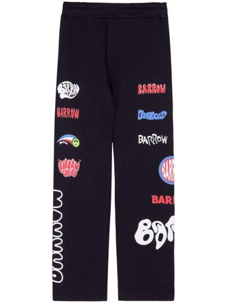 Barrow Trainingsbroek met logoprint - Zwart