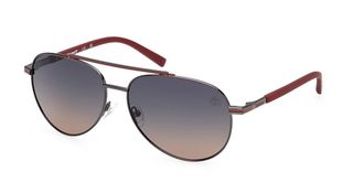 Timberland TB00039 Polarized 06D Mens Sunglasses Silver Size 60