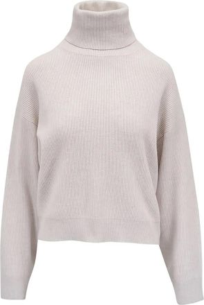 Brunello Cucinelli Maglione a coste a collo alto - Toni neutri